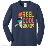 Reel Cool Fishing Grandpa  Kids Long Sleeve Shirt thumb 0