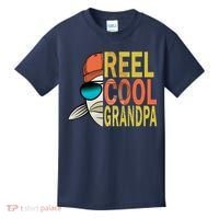 Reel Cool Fishing Grandpa  Kids T-Shirt thumb 0