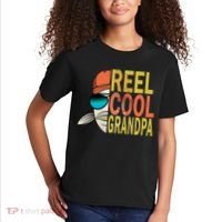 Reel Cool Fishing Grandpa  Kids T-Shirt thumb 2