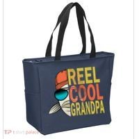 Reel Cool Fishing Grandpa  Tote Bag thumb 2