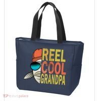 Reel Cool Fishing Grandpa  Tote Bag thumb 3