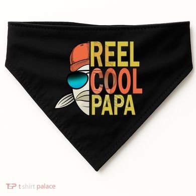 Reel Cool Fishing Papa USA-Made Doggie Bandana