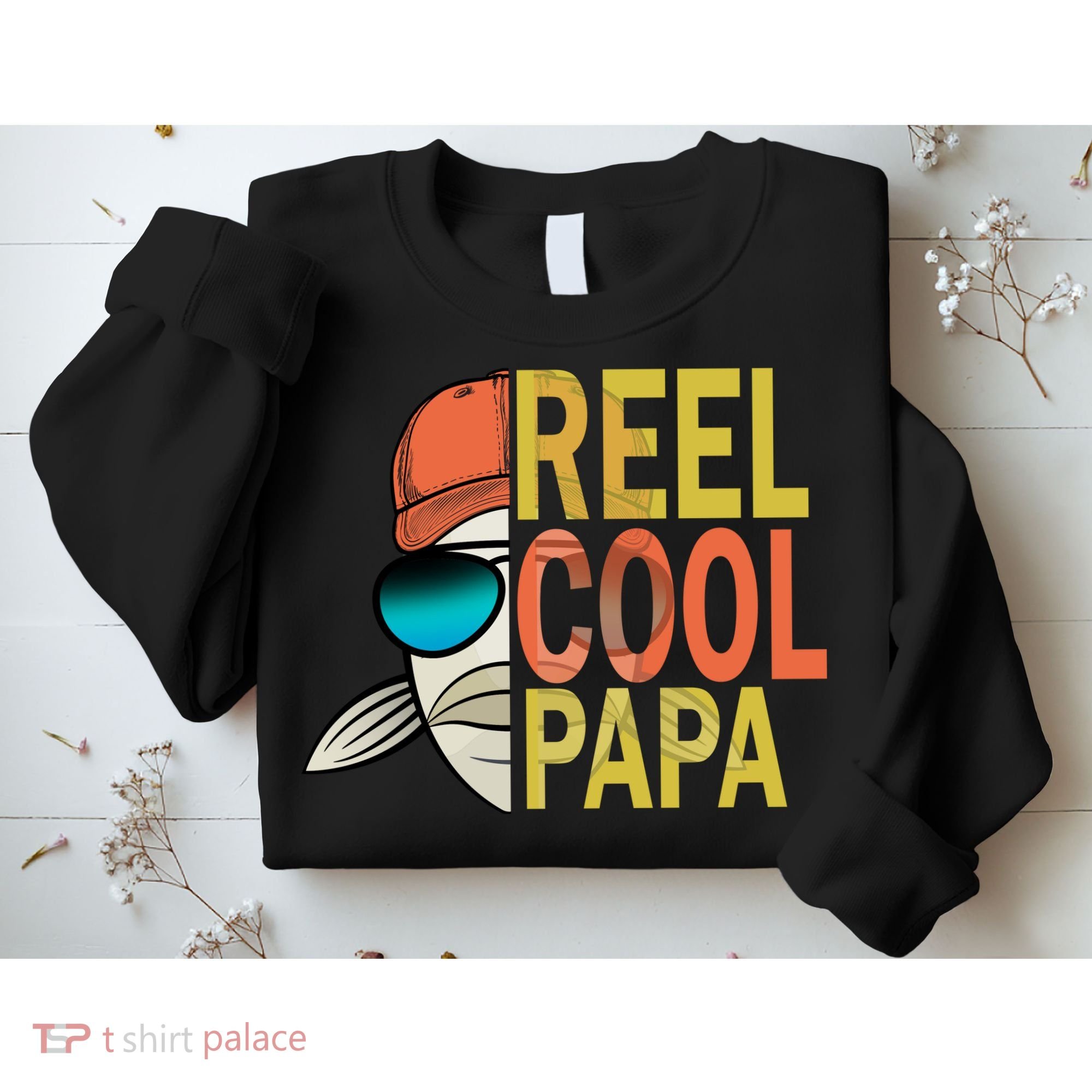 Reel Cool Fishing Papa Sweatshirt