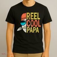 Reel Cool Fishing Papa T-Shirt thumb 3