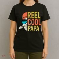 Reel Cool Fishing Papa T-Shirt thumb 4