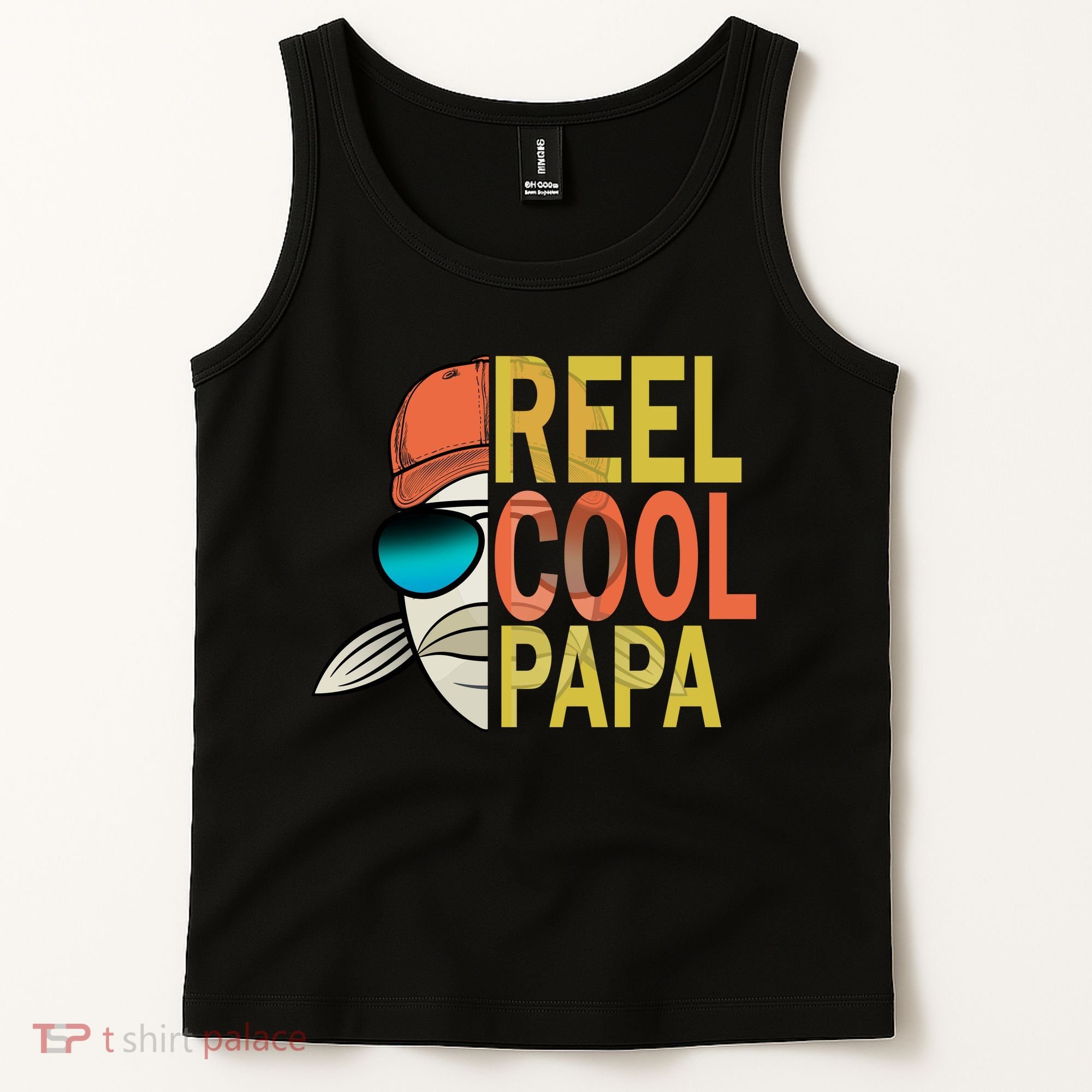 Reel Cool Fishing Papa Tank Top