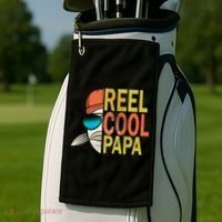 Reel Cool Fishing Papa Golf Towel thumb 2
