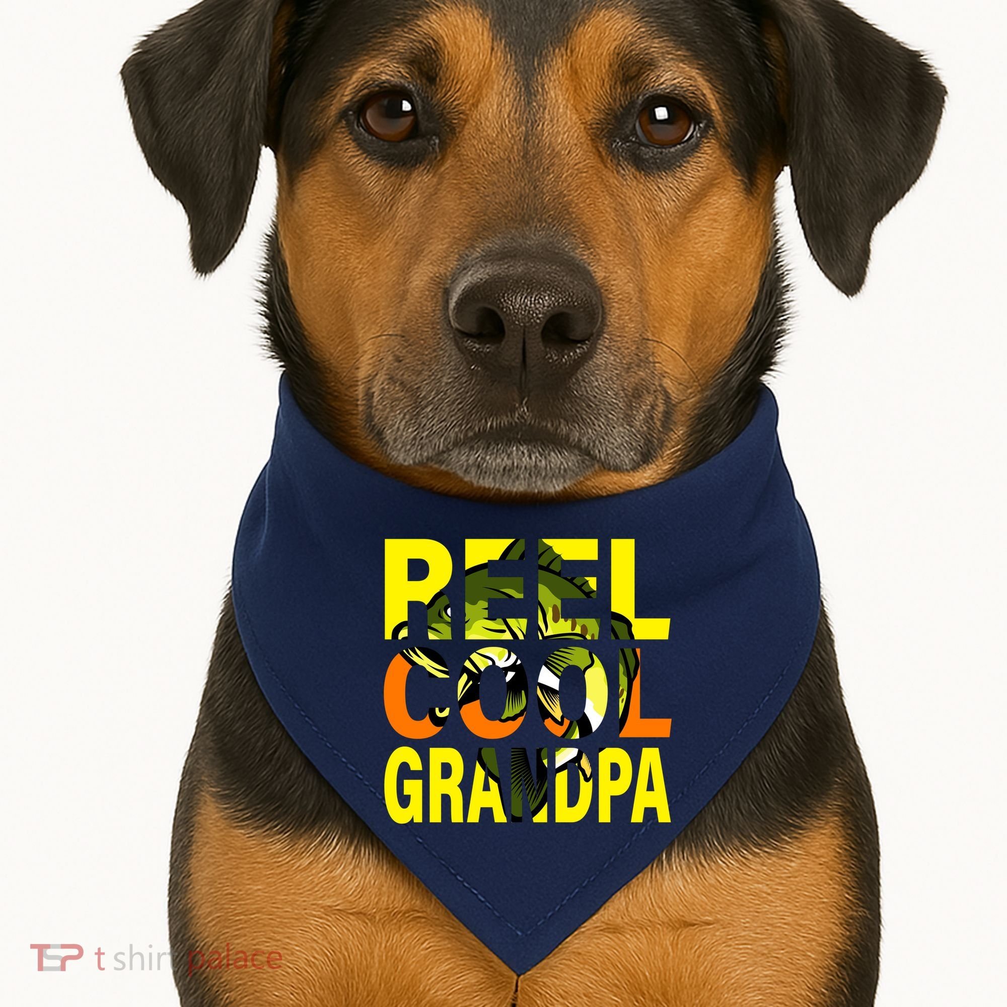 Reel Cool Grandpa USA-Made Doggie Bandana
