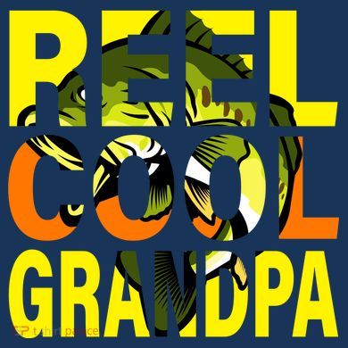 Reel Cool Grandpa Youth Performance Sprint T-Shirt