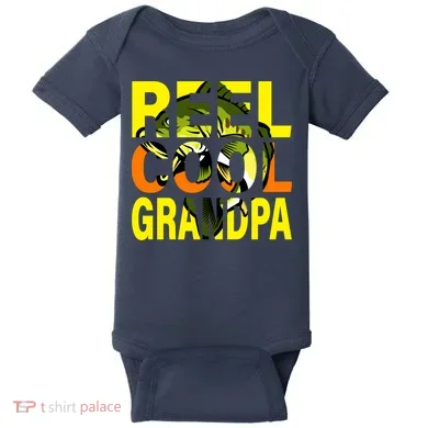 Reel Cool Grandpa Baby Bodysuit