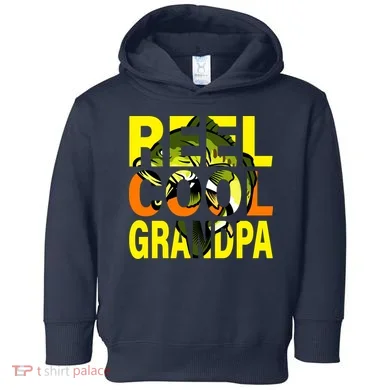 Reel Cool Grandpa Toddler Hoodie