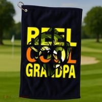 Reel Cool Grandpa Golf Towel thumb 1