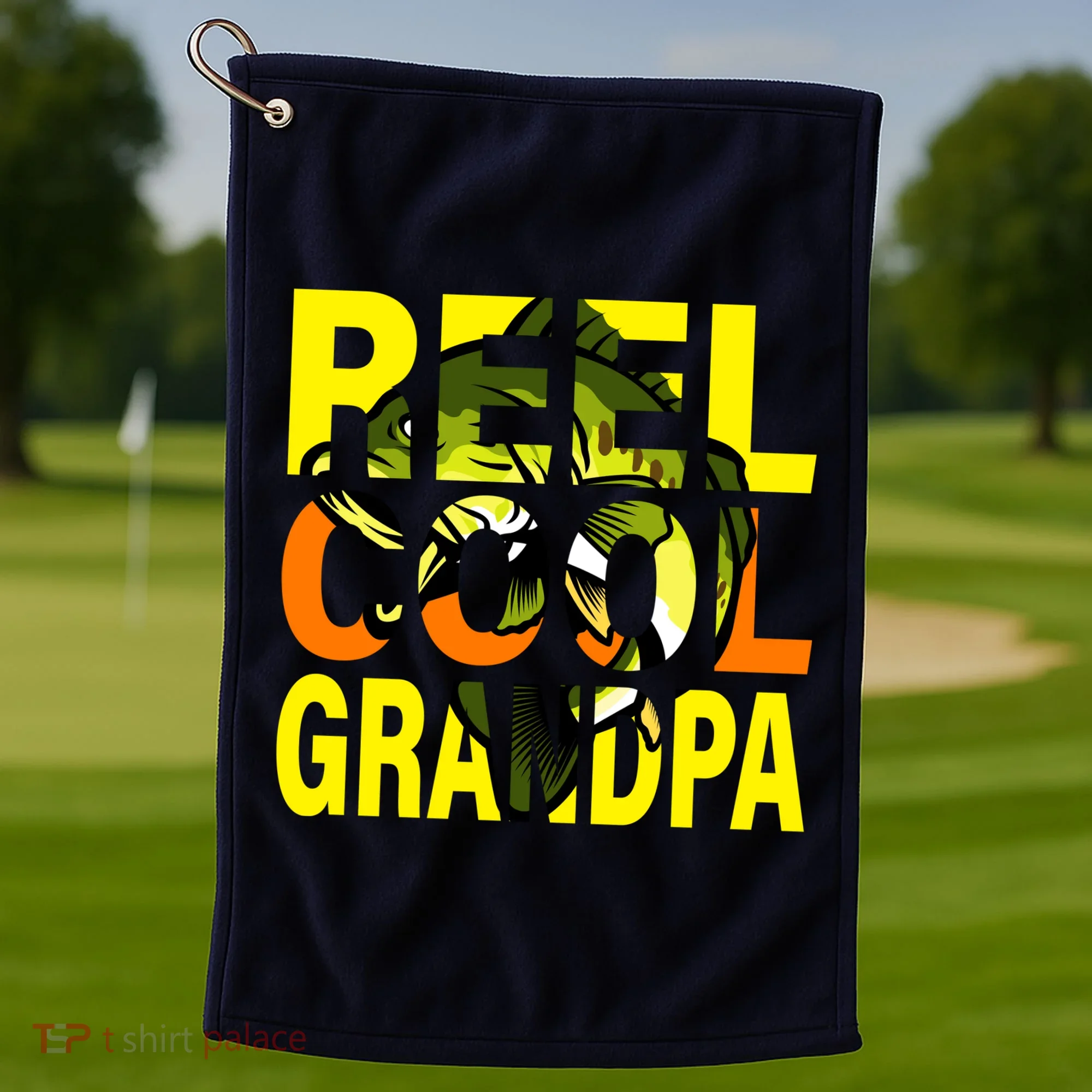 Reel Cool Grandpa Golf Towel