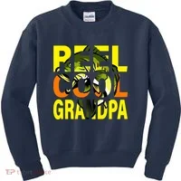 Reel Cool Grandpa Kids Sweatshirt thumb 0