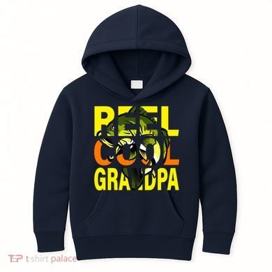 Reel Cool Grandpa Kids Hoodie