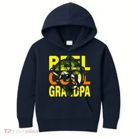 Reel Cool Grandpa Kids Hoodie thumb 0