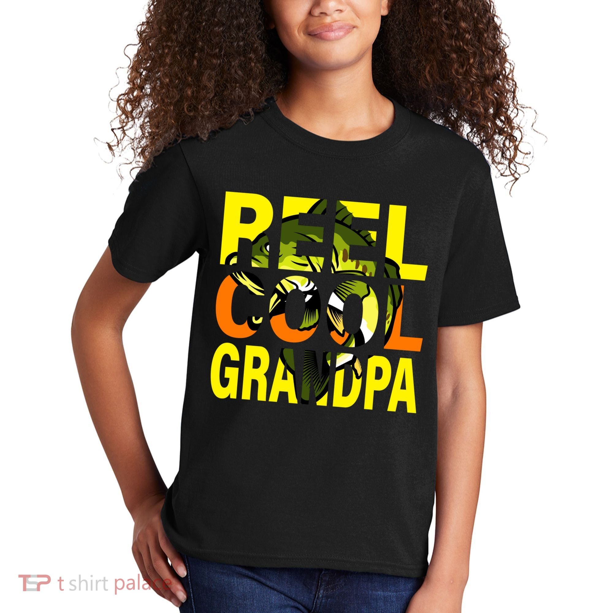 Reel Cool Grandpa Kids T-Shirt