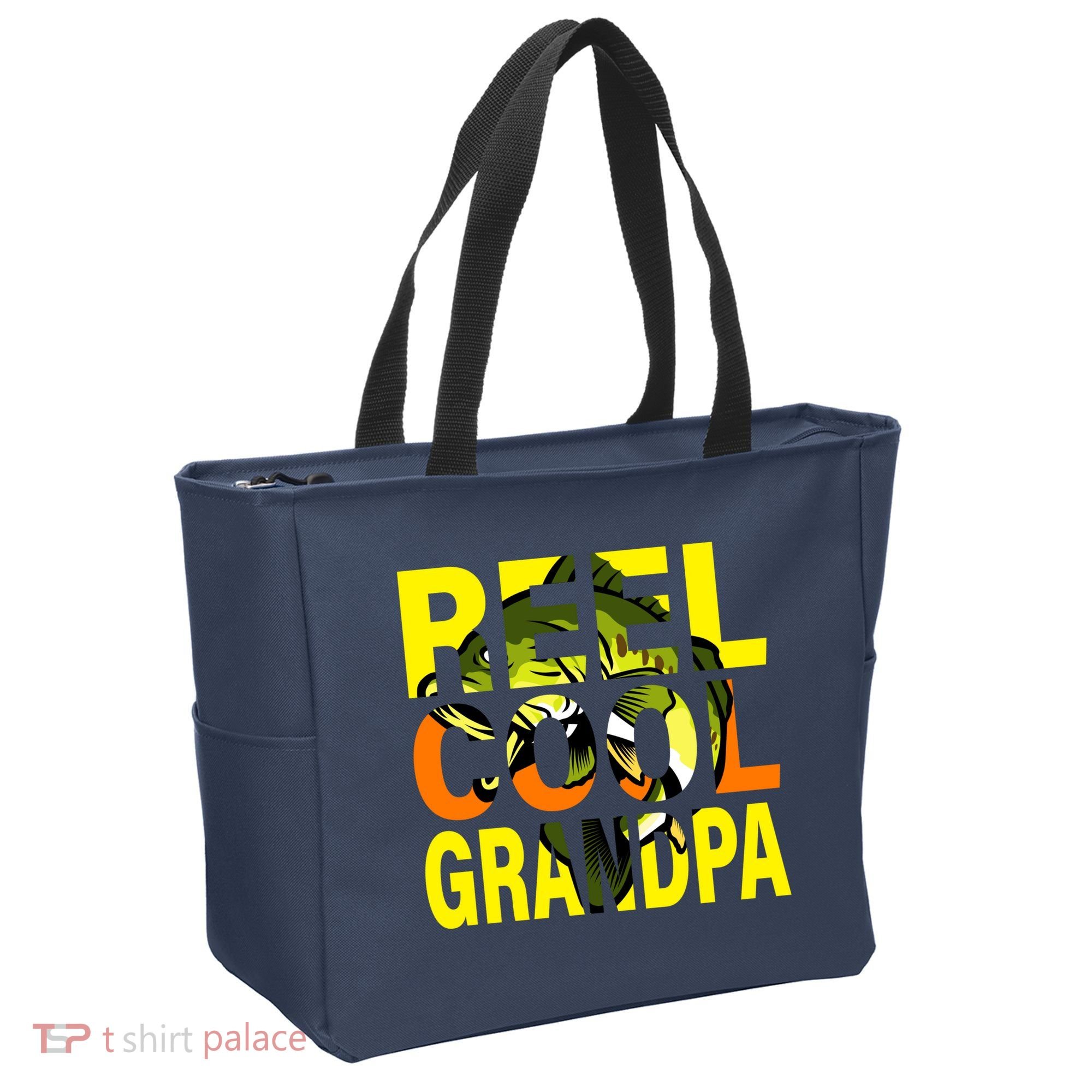Reel Cool Grandpa Tote Bag