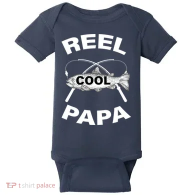 Reel Cool Papa Baby Bodysuit