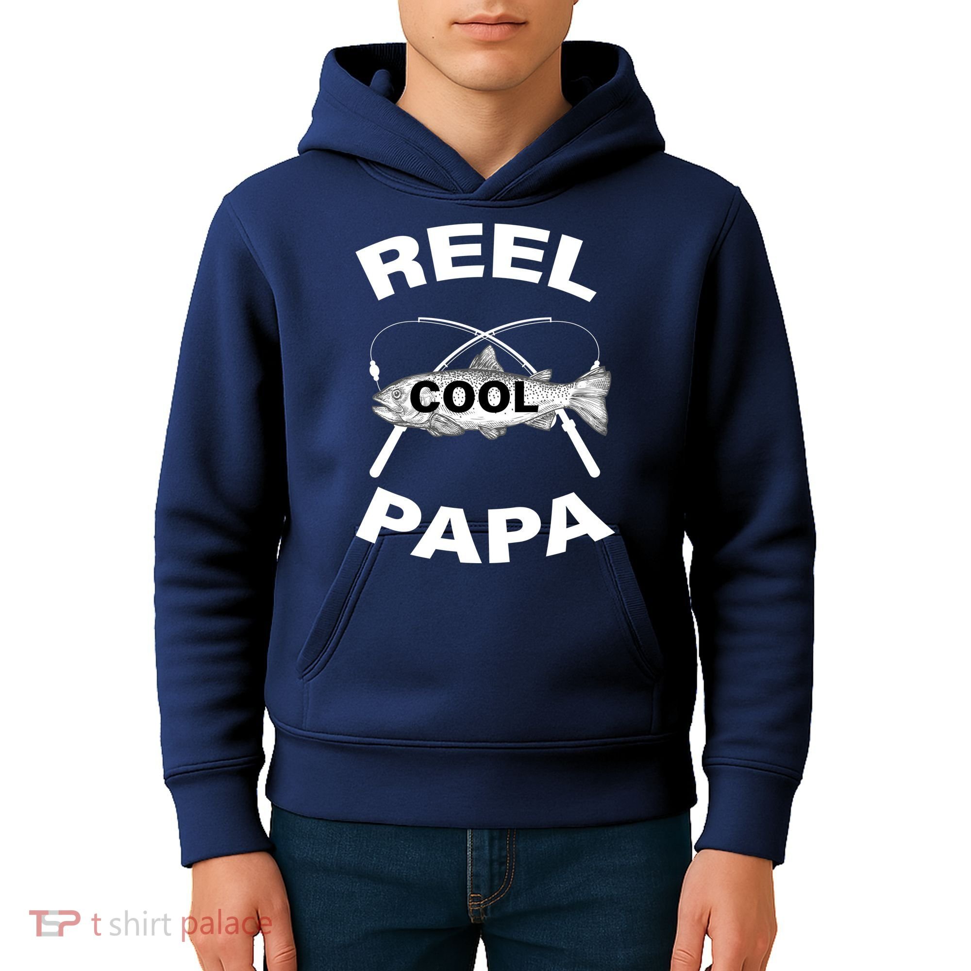 Reel Cool Papa Kids Hoodie