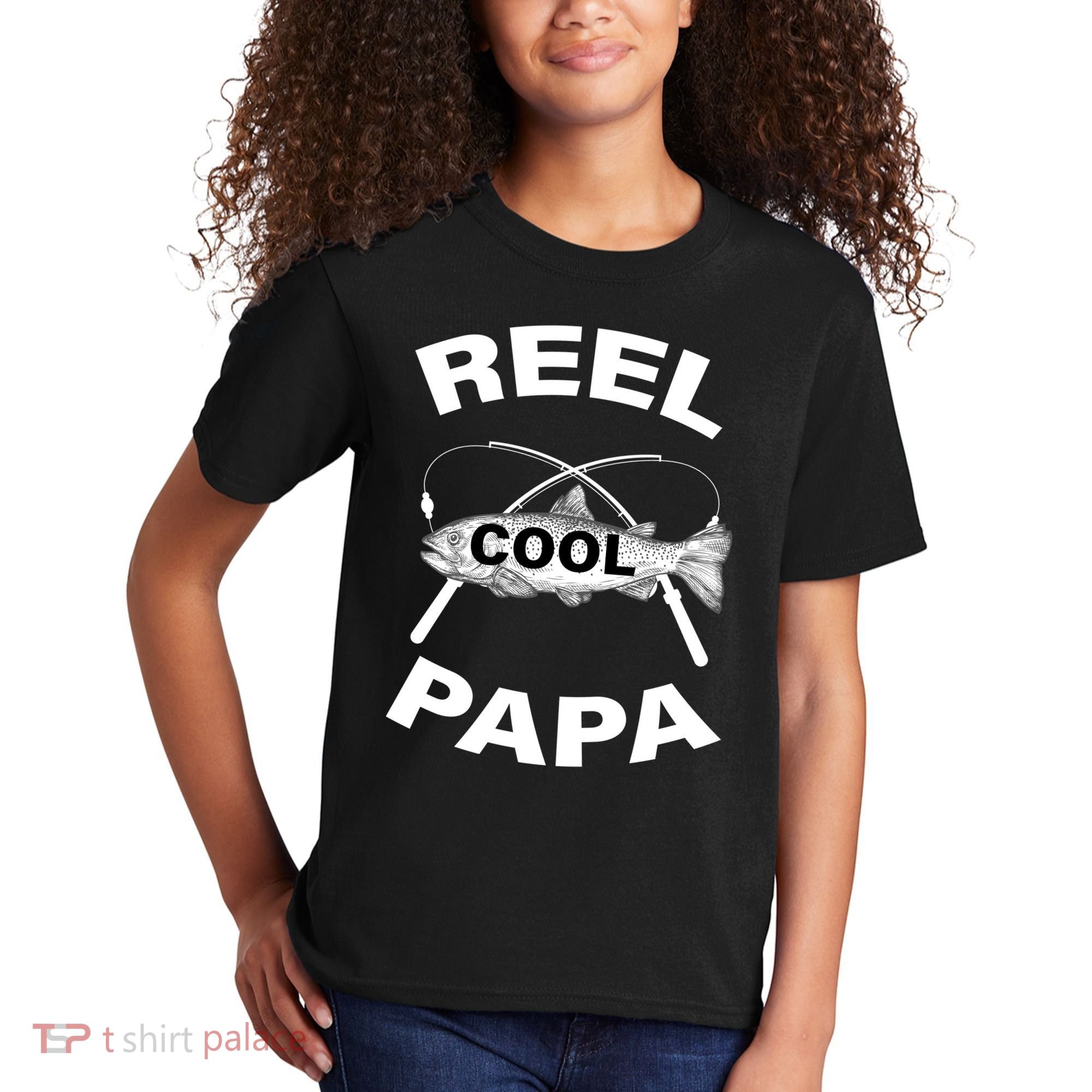Reel Cool Papa Kids T-Shirt