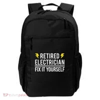 Retired Electrician Fix It Yourself Backpack thumb 0