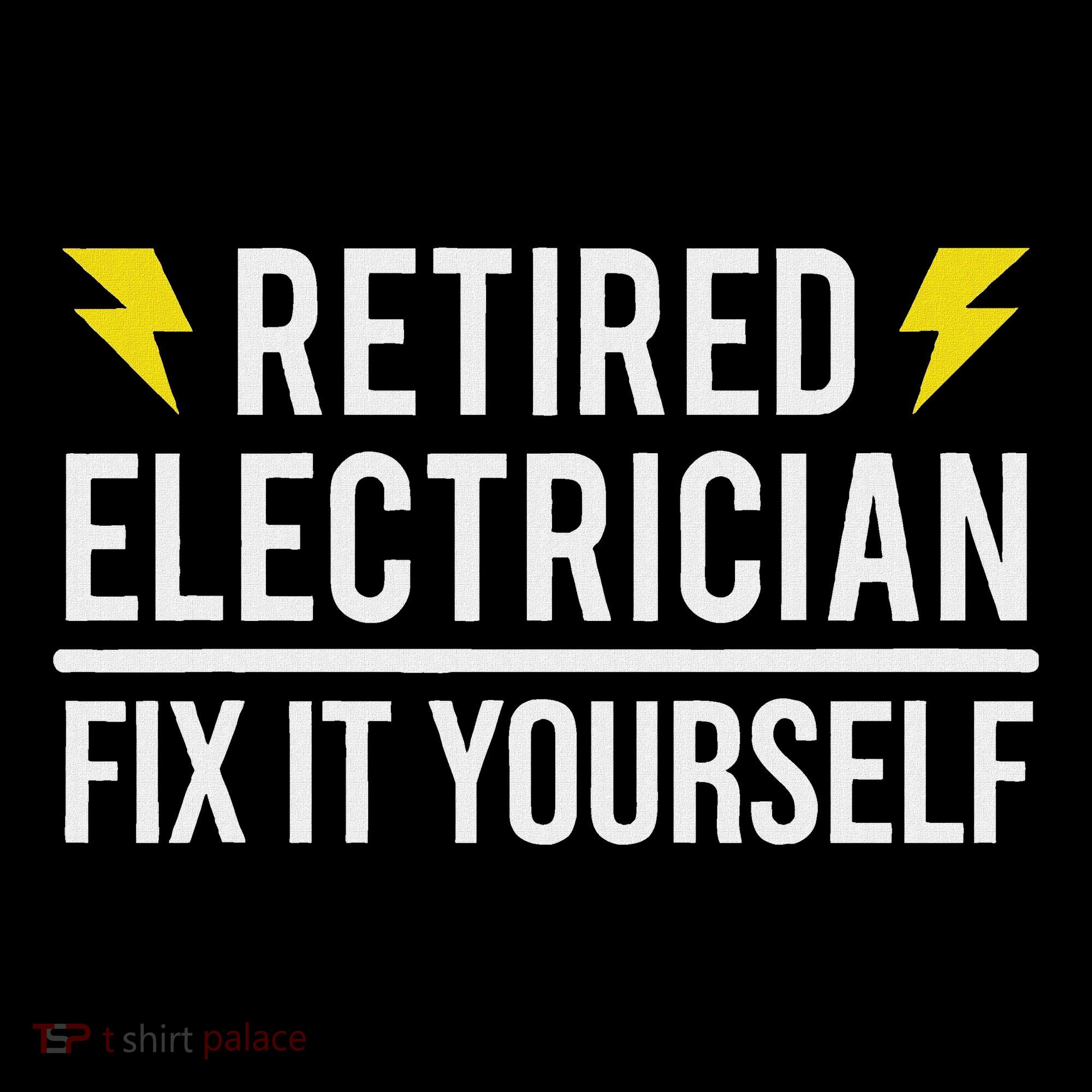 Retired Electrician Fix It Yourself Women's Hoodie