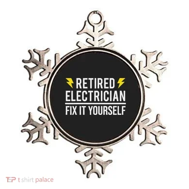 Retired Electrician Fix It Yourself Ornament
