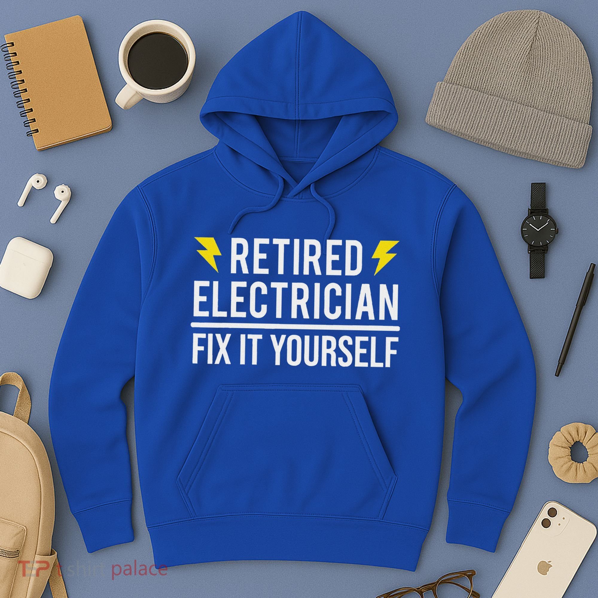 Retired Electrician Fix It Yourself Hoodie