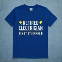 Retired Electrician Fix It Yourself T-Shirt thumb 5
