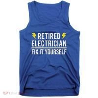 Retired Electrician Fix It Yourself Tank Top thumb 0