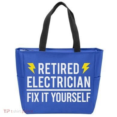 Retired Electrician Fix It Yourself Tote Bag