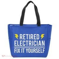 Retired Electrician Fix It Yourself Tote Bag thumb 0