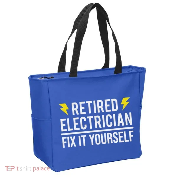 Retired Electrician Fix It Yourself Tote Bag