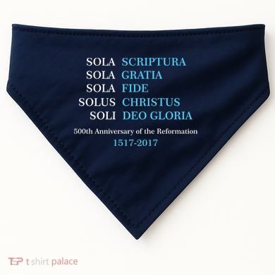 Reformation 500th Anniversary Five Solas USA-Made Doggie Bandana