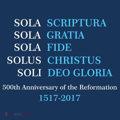 Reformation 500th Anniversary Five Solas Women's Perfect Tri Tunic Long Sleeve Shirt