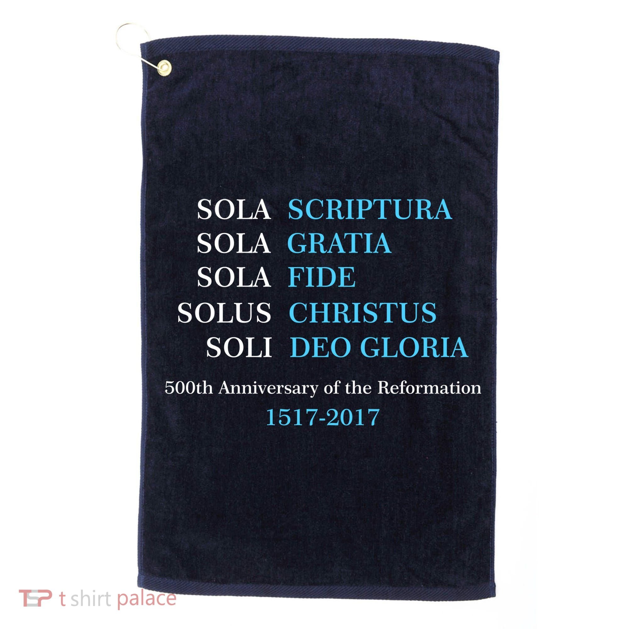 Reformation 500th Anniversary Five Solas Golf Towel