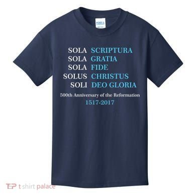 Reformation 500th Anniversary Five Solas Kids T-Shirt