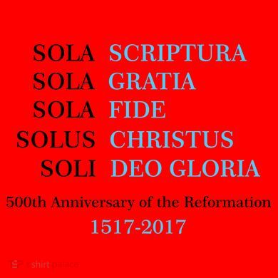 Reformation 500th Anniversary Five Solas Santa Hat