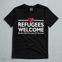 Refugees Welcome We Are Still The Land Of The Free T-Shirt thumb 5