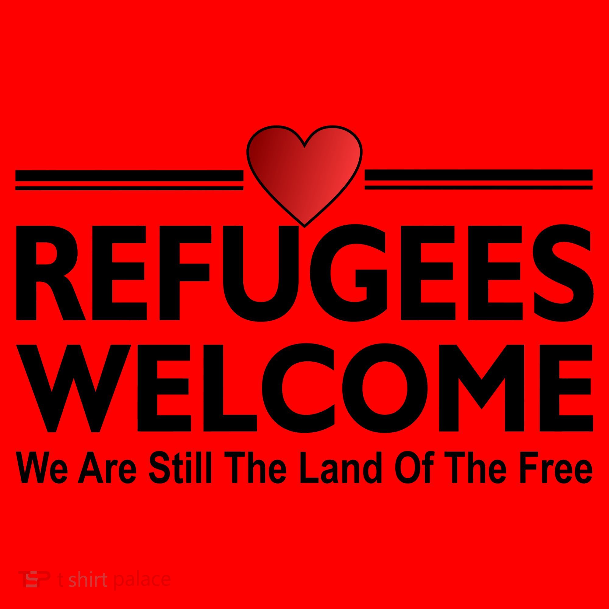 Refugees Welcome We Are Still The Land Of The Free Santa Hat