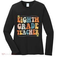 Retro Eighth Grade Teacher Funny 8th Grade Teacher Life Women's Long Sleeve Shirt thumb 0