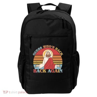 Retro Easter Guess Who Back Again Jesus Resurrection Backpack