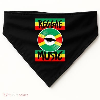 Reggae Music Jamaica USA-Made Doggie Bandana
