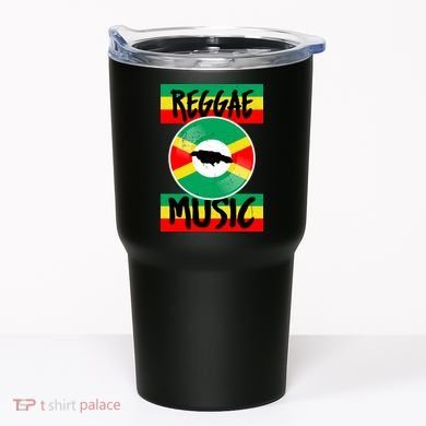 Reggae Music Jamaica Tumbler