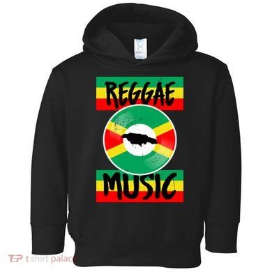 Reggae Music Jamaica Toddler Hoodie