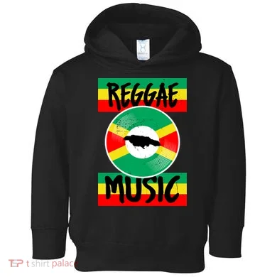 Reggae Music Jamaica Toddler Hoodie