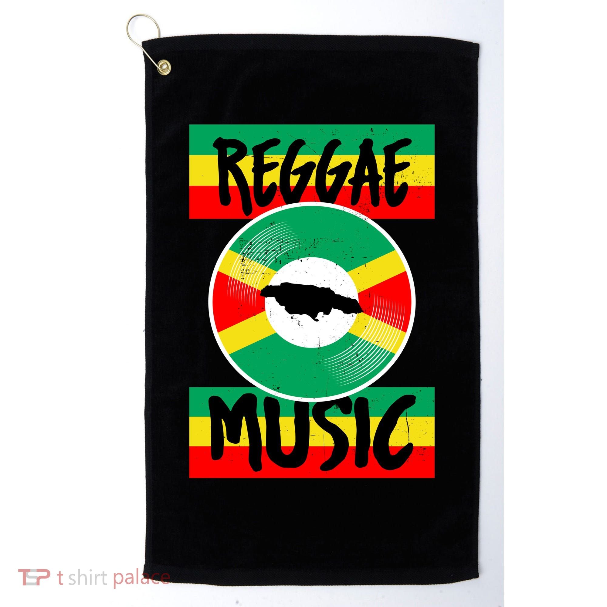 Reggae Music Jamaica Golf Towel