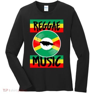 Reggae Music Jamaica Women's Long Sleeve Shirt