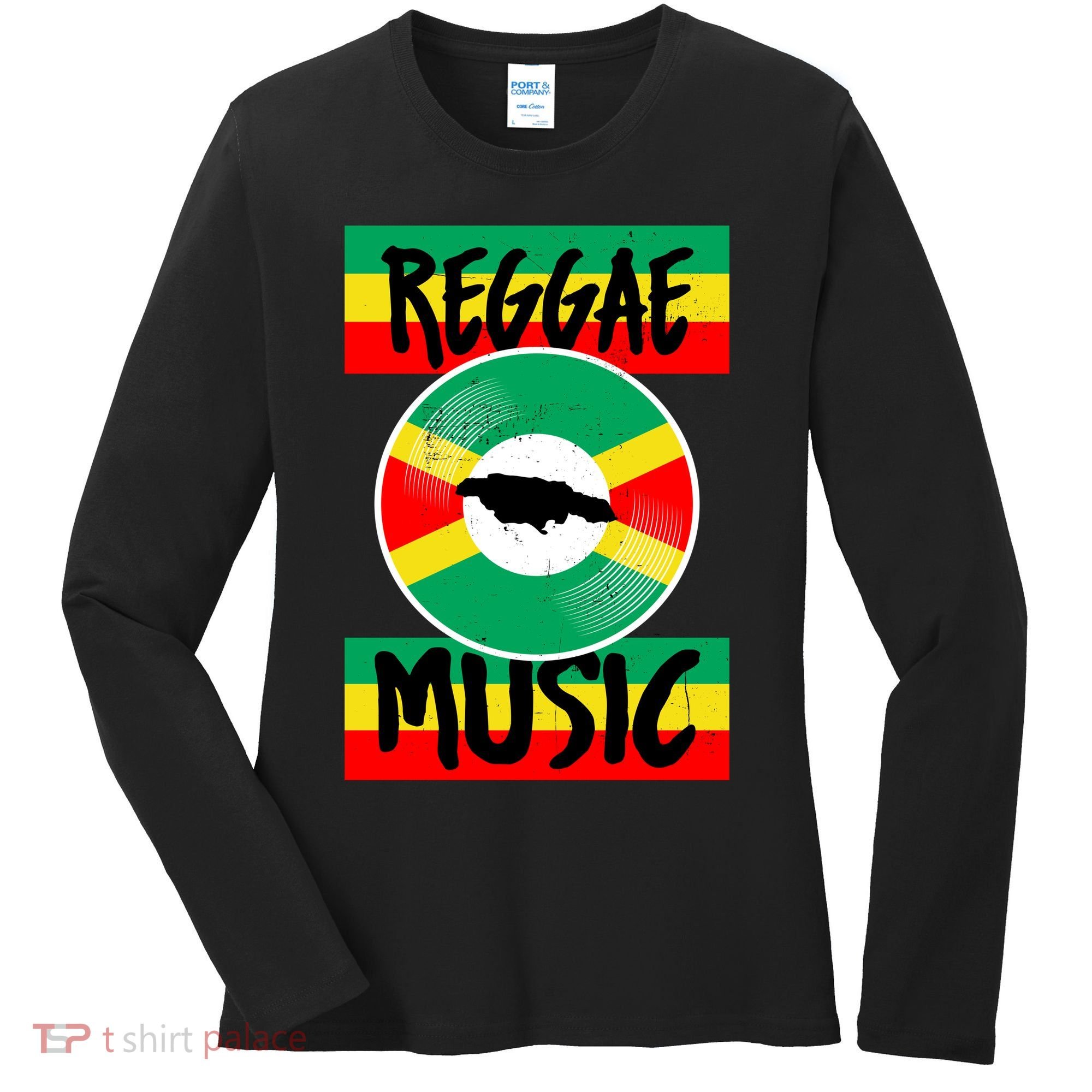 Reggae Music Jamaica Women's Long Sleeve Shirt